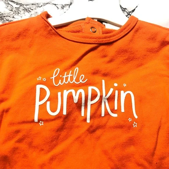 Cat & Jack Little pumpkin two piece outfit - Halloween New - Picture 4 of 6